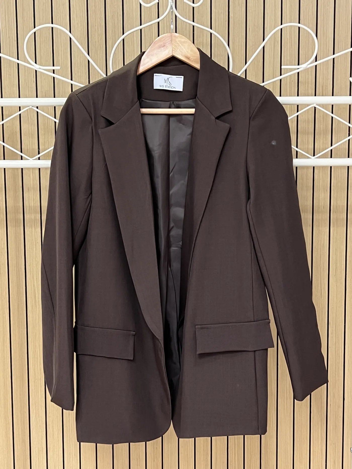 Chaqueta americana chocolate