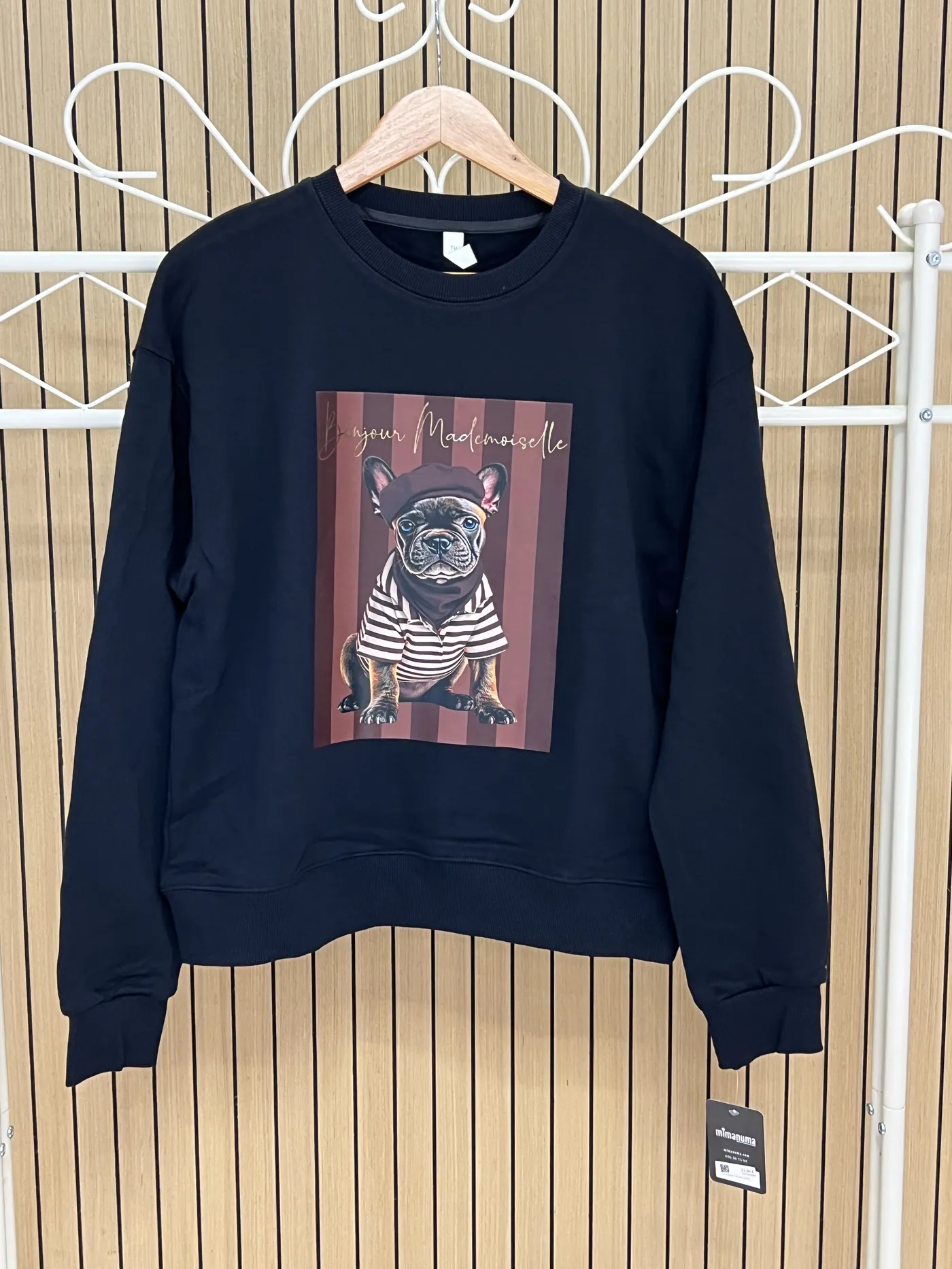 Sudadera bull dog negra