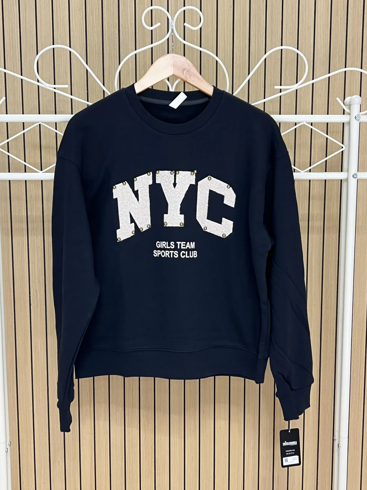 Sudadera NYC negra